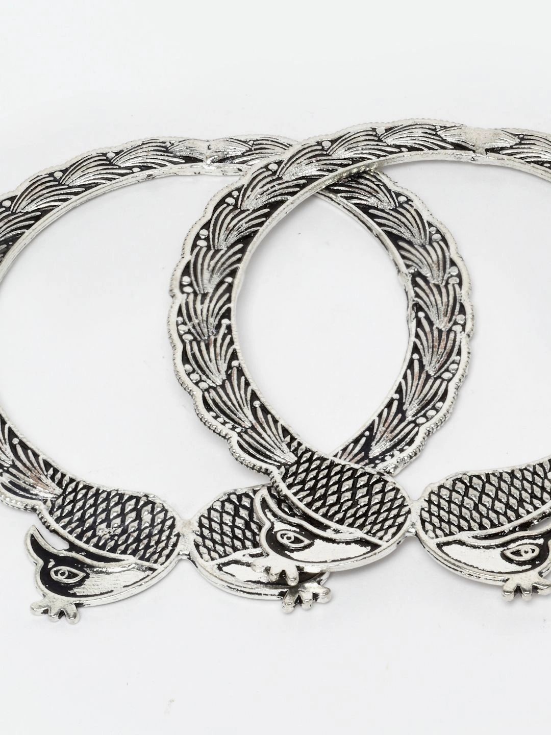 Set PANASH 2 Gelang Beroksida Bersalut Perak