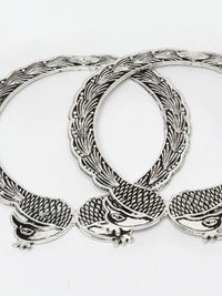 Set PANASH 2 Gelang Beroksida Bersalut Perak