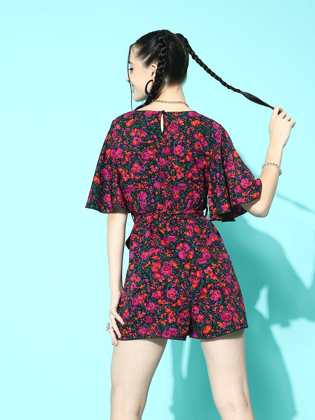 Jumpsuit Berrylush Floral Printed