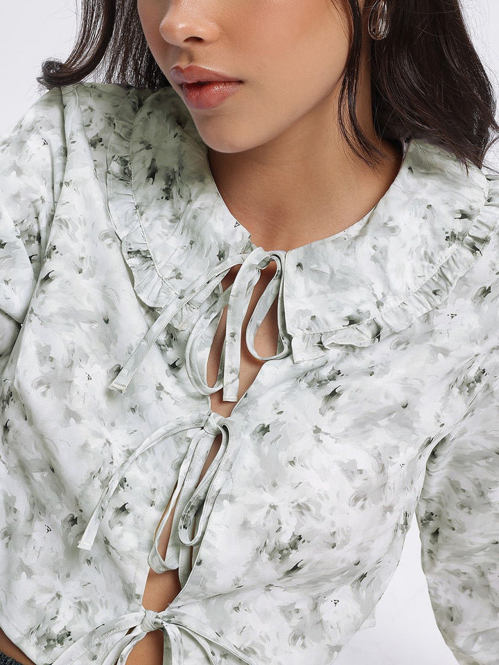 DressBerry Tie-Ups Crop Top