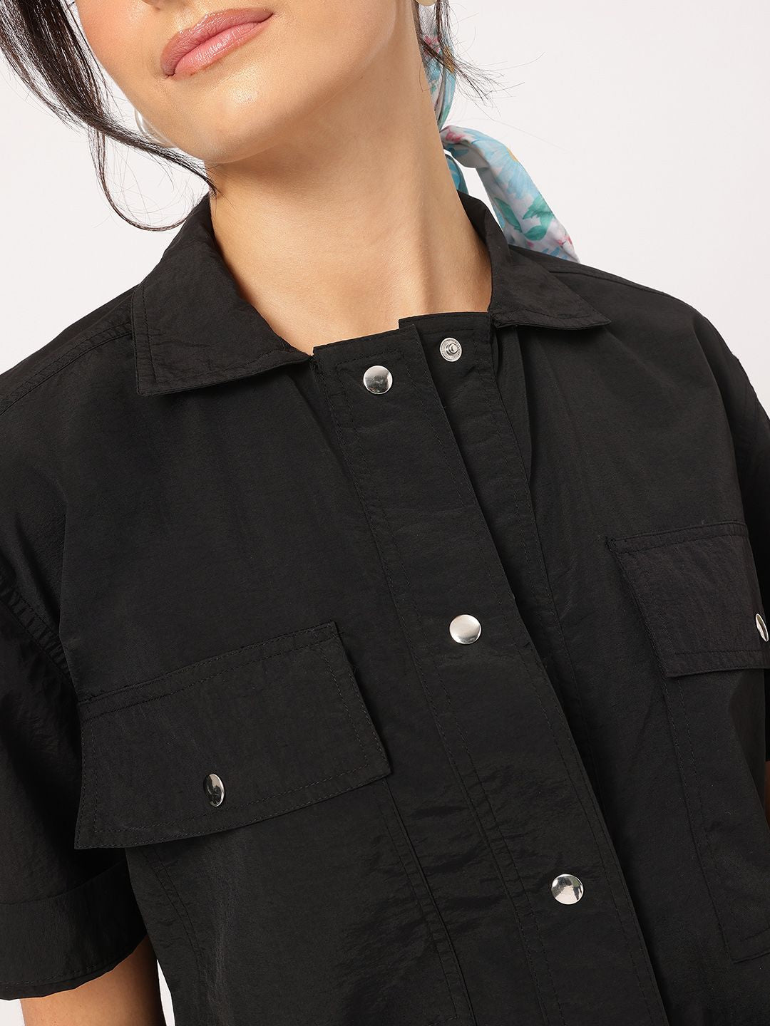 DressBerry Sleek Statement Hem with Toggle Shirt