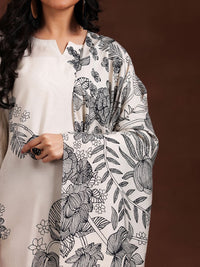 Libas Women Floral Printed Regular Kurta with Trousers & With Dupatta