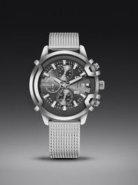 French Connection Men Dial & Stainless Steel Bracelet Style Straps Analogue Watch FCH003SM