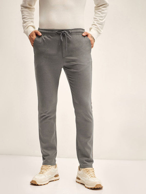 THE BEAR HOUSE Men Slim Fit Joggers Trousers