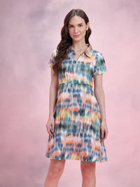 DressBerry Printed A-Line Dress