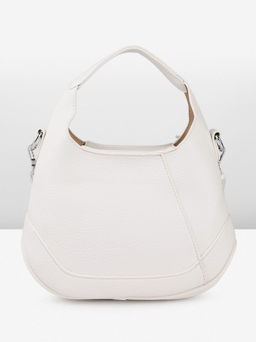 DressBerry Animal Textured Half Moon Hobo Bag