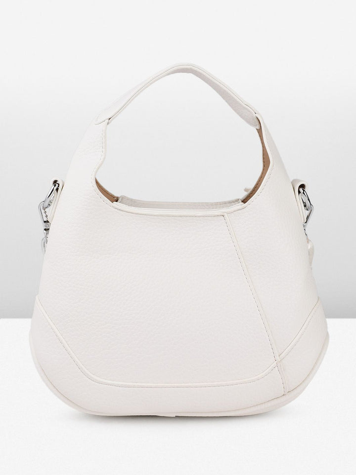DressBerry Animal Textured Half Moon Hobo Bag