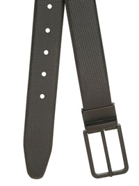 Teakwood Leathers Men Textured Leather Reversible Belt
