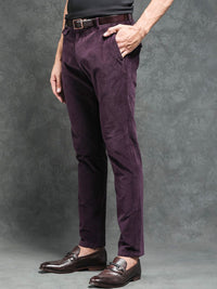 RARE RABBIT Men Cloy Mid-Rise Slim Fit Trouser