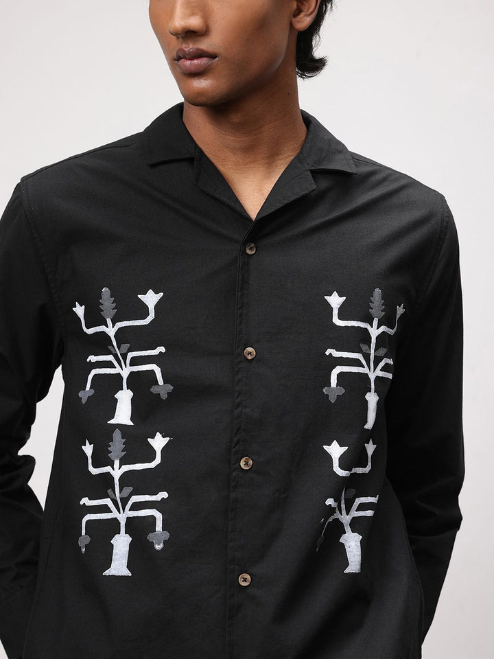 ether Artisan Hand Block Printed Pure Cotton Shirt