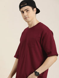 DILLINGER Men Honeycomb Structure Oversized Pocket T-shirt