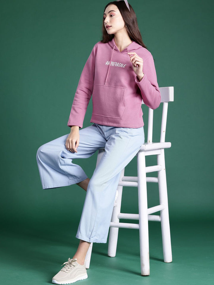 DressBerry Printed Hooded Sweatshirt