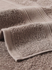 MYTRIDENT Brown Solid Pure Cotton 500 GSM Soft  Plush Bath Towel