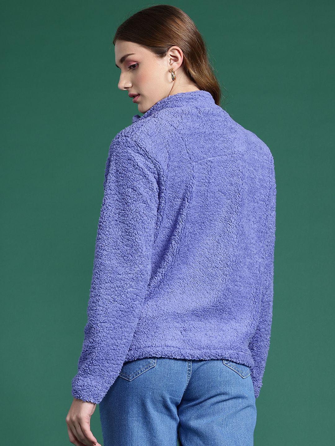 DressBerry Women Sherpa Sweatshirt