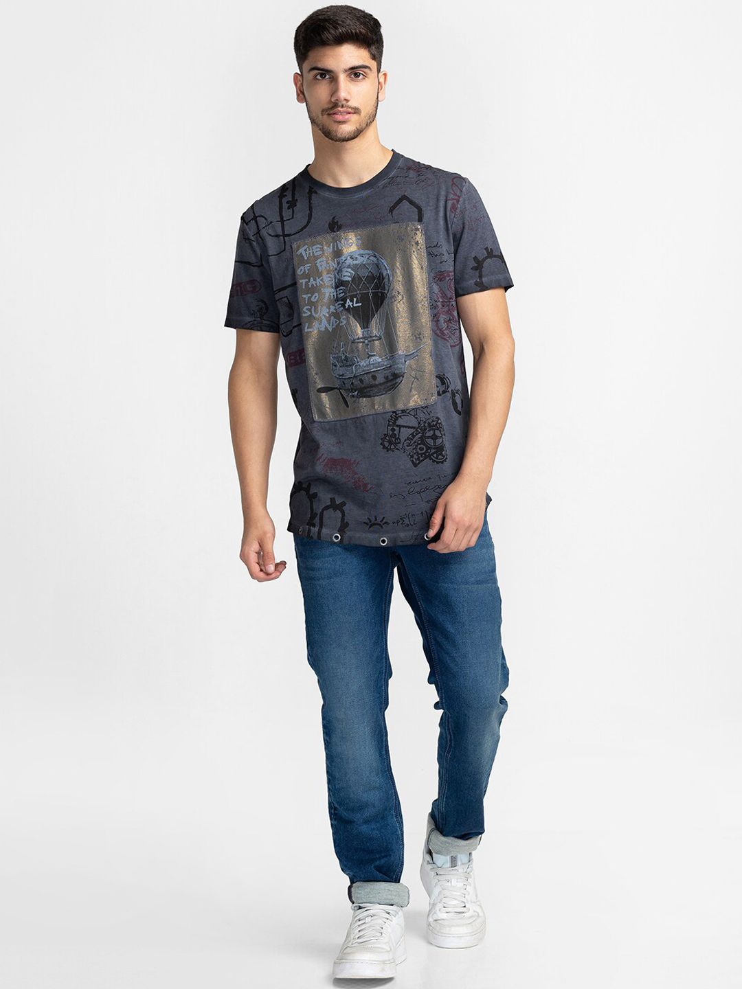 Being Human Men Slim Fit Light Fade Clean Look Jeans