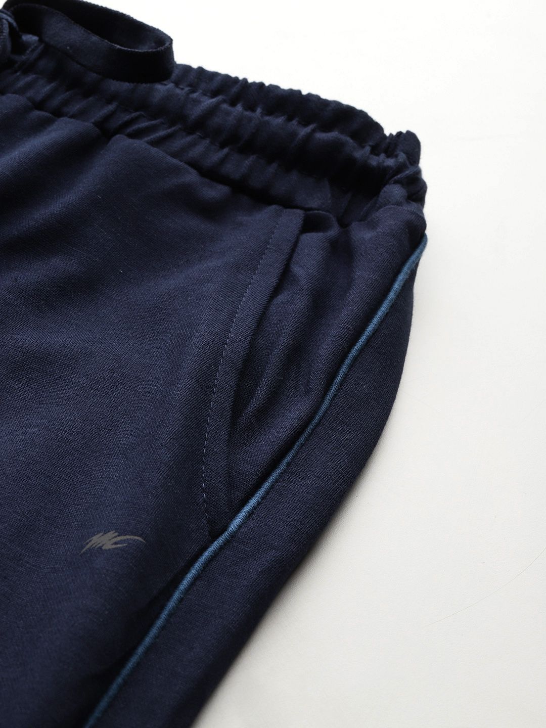 Monte Carlo Women Mid-Rise Regular Fit Track Pants with Contrast Piping