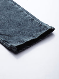 The Indian Garage Co Men Blue Slim Fit Mildly Distressed Light Fade Stretchable Jeans