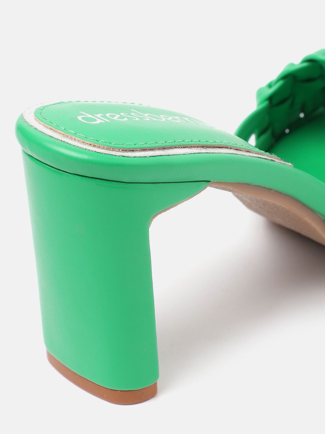 DressBerry Textured Block Heels