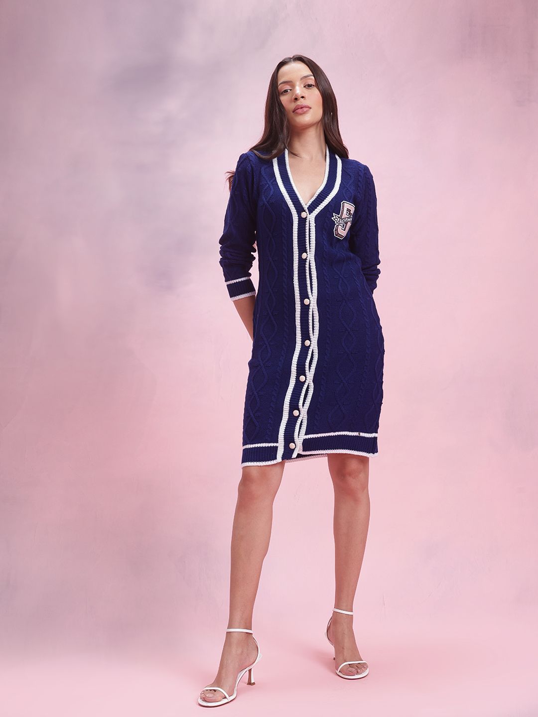 DressBerry Cable-Knit Dress