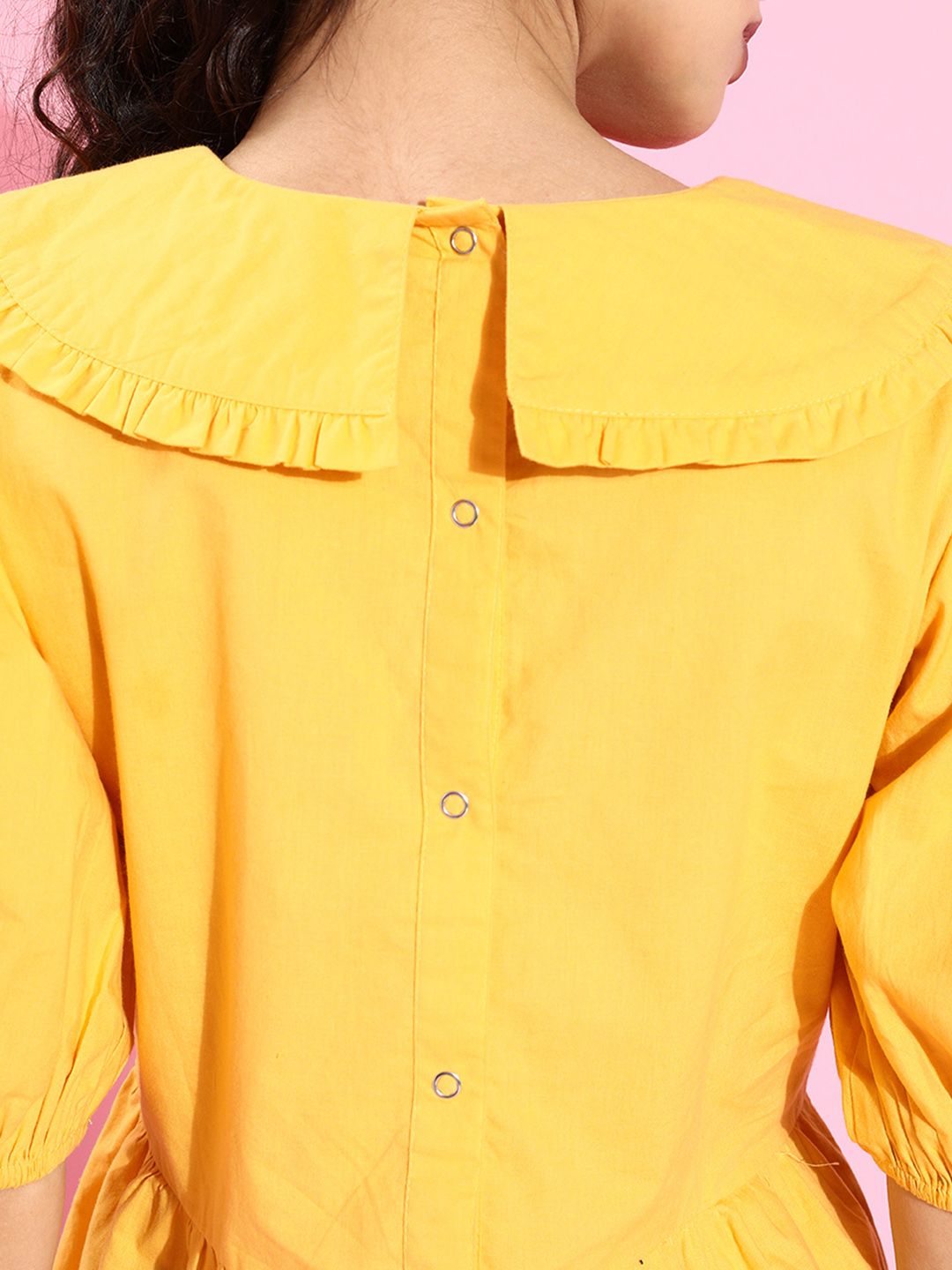 Athena Women Bright Yellow Sleek Top