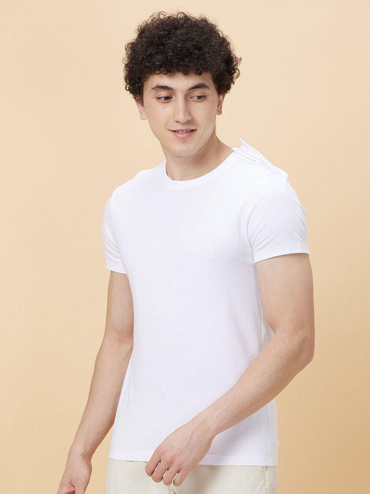 Being Human Men Round Neck Solid T-shirt