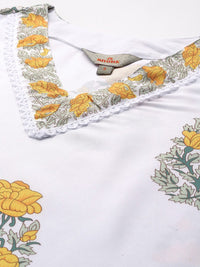 Anouk Women Ethnic Motifs Printed Kurta with Trousers & Dupatta