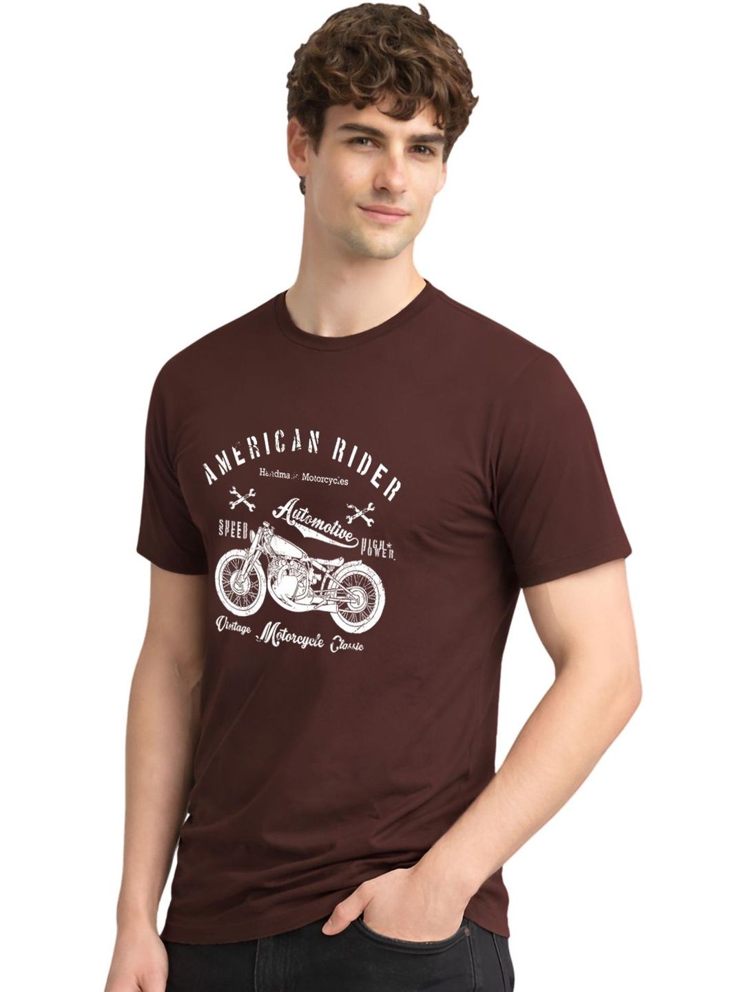 ADRO Men Printed T-shirt