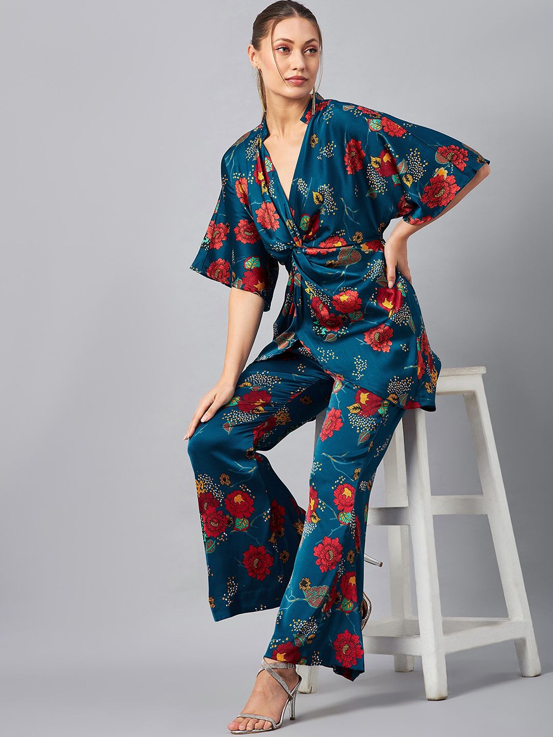 Antheaa Printed Tunic and Trousers