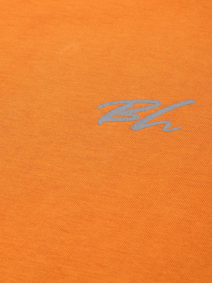 Being Human Brand Logo Printed Drop-Shoulder Sleeves Pure Cotton T-shirt