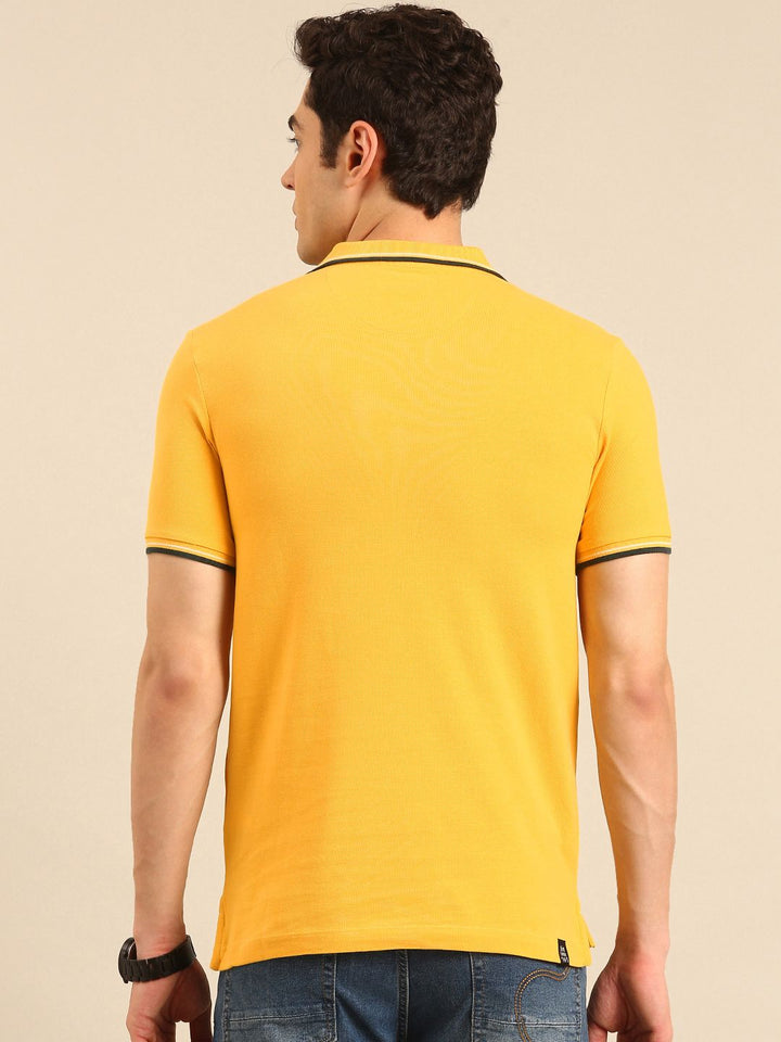 Being Human Polo Collar Pure Cotton T-shirt