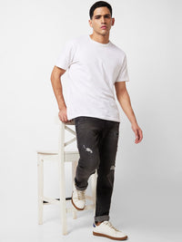 SPYKAR Men Relaxed Fit Mildly Distressed Heavy Fade Cotton Jeans