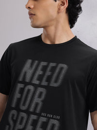 HRX by Hrithik Roshan Rapid-Dry Typography Print Running T-shirt