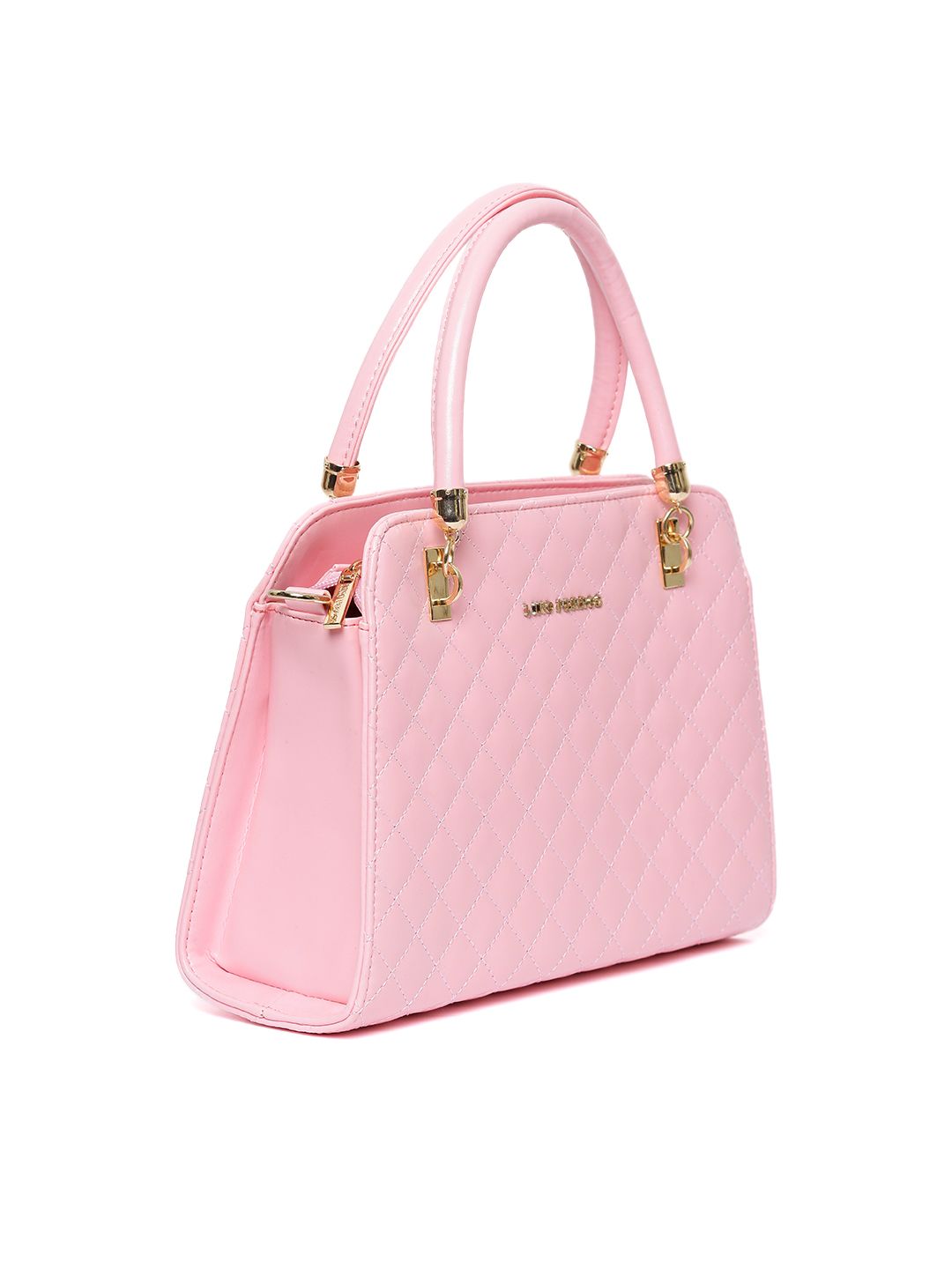 Lino Perros Pink Quilted Beg Tangan