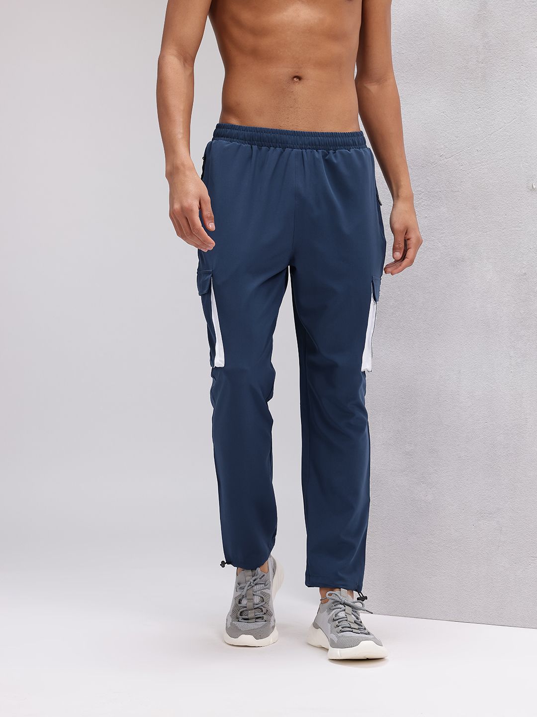 HRX by Hrithik Roshan Men Rapid-Dry Cargo-Style Training Track Pants