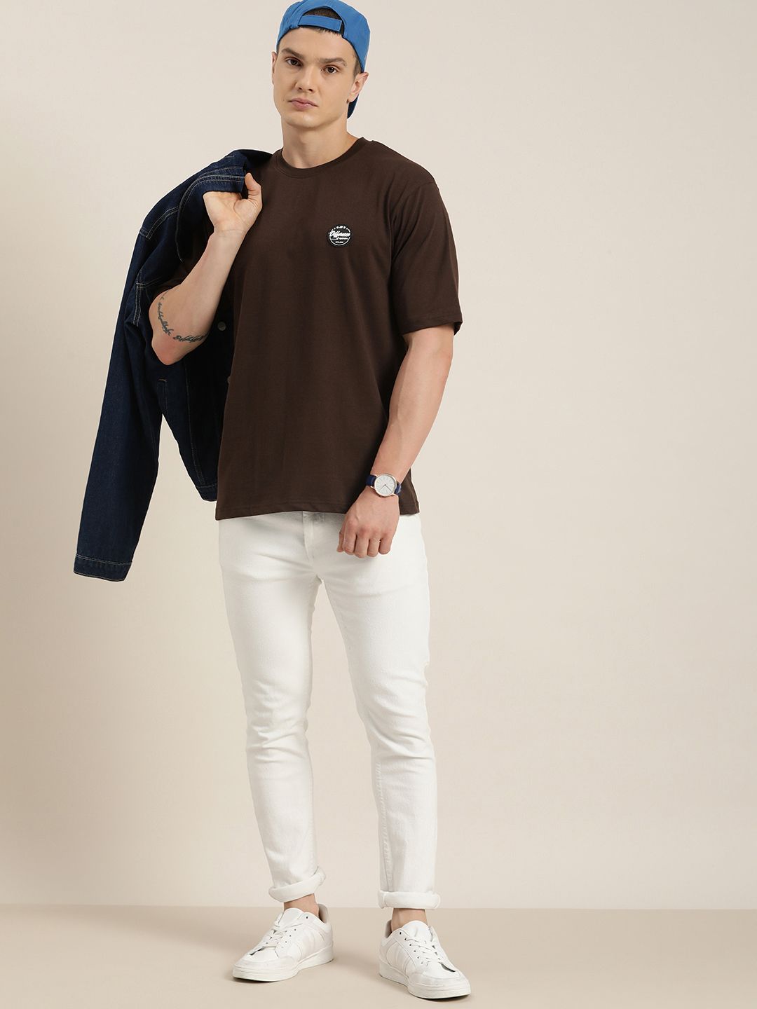 Difference of Opinion Men Printed Pure Cotton T-shirt