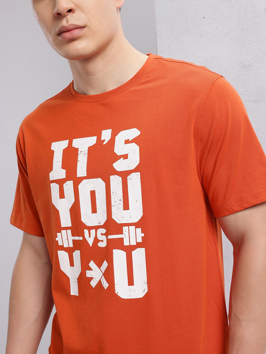 HRX by Hrithik Roshan Typography Printed Training T-shirt