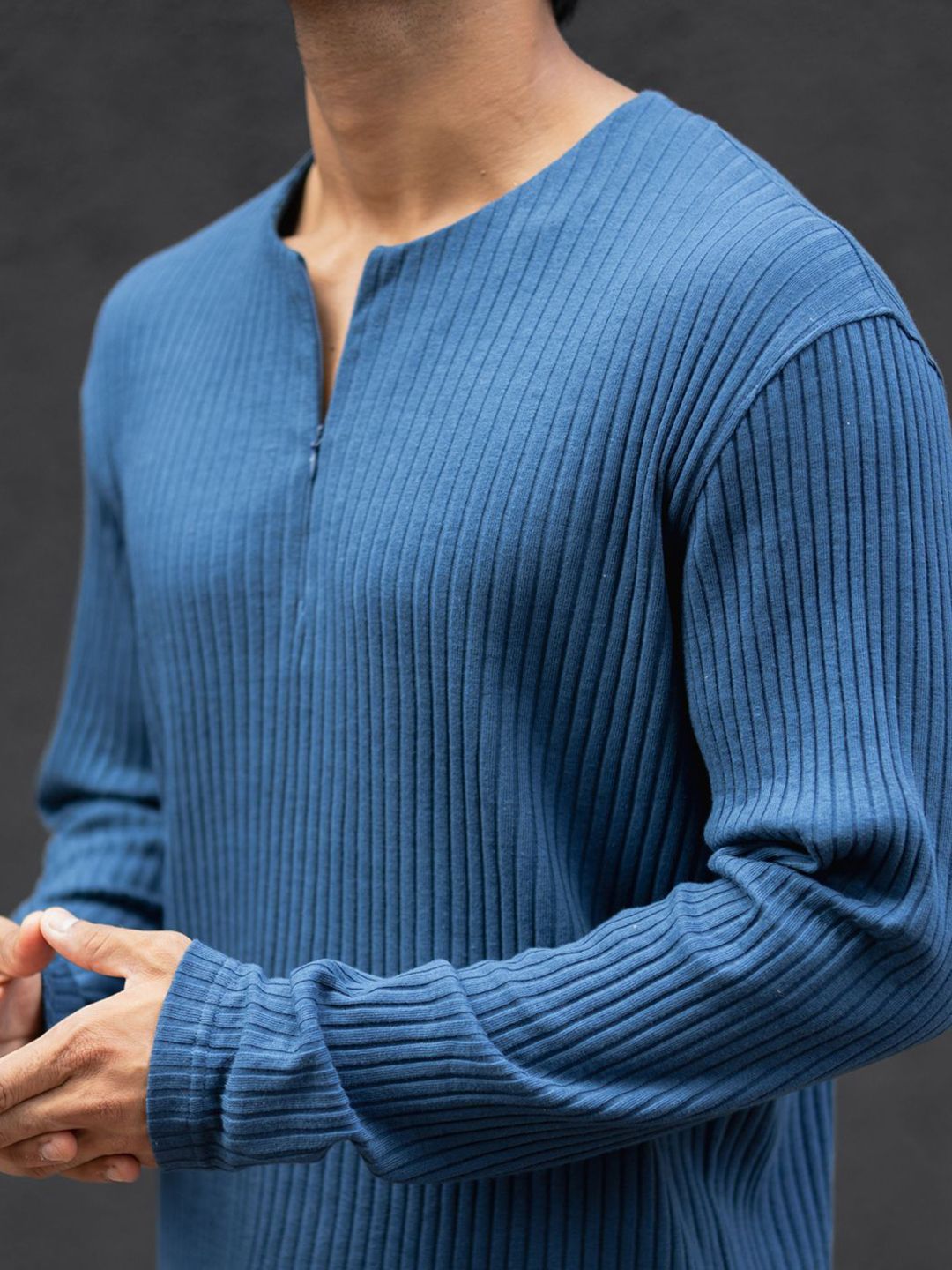 Powerlook Men Solid Round Neck Cotton T-shirt