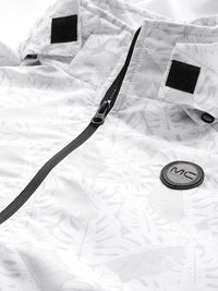 Monte Carlo Men Floral Print Hooded Tailored Jacket