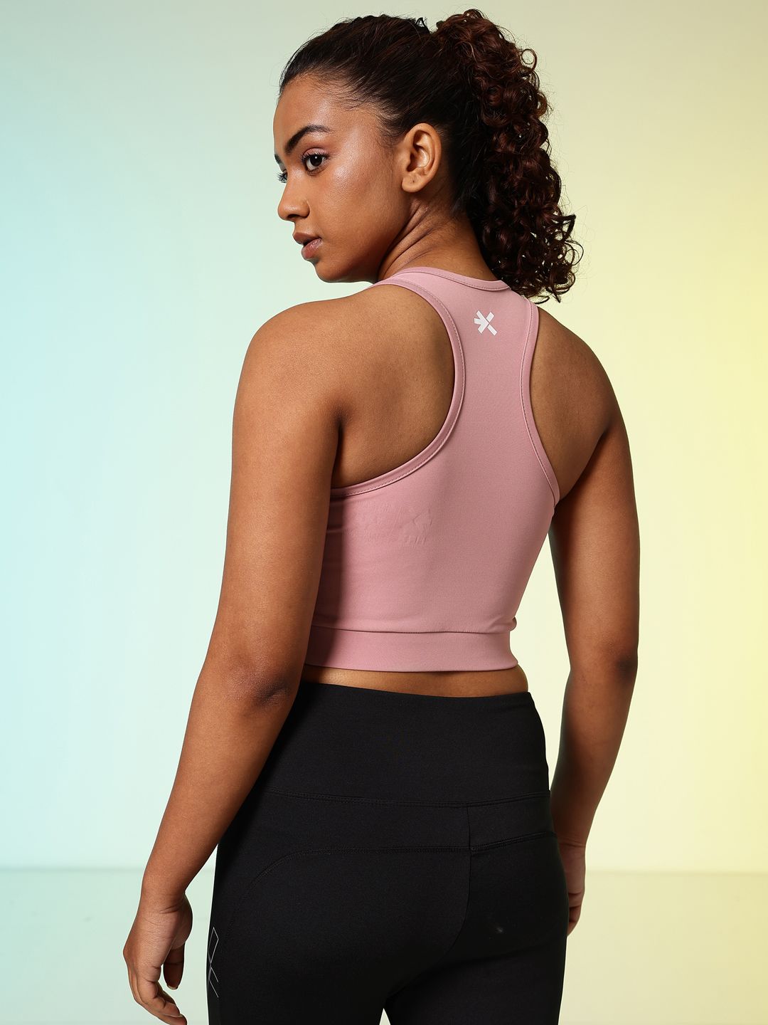 HRX by Hrithik Roshan Lightly Padded Rapid-Dry Training Bra HR_SS25_W_BA_KT059_03_B