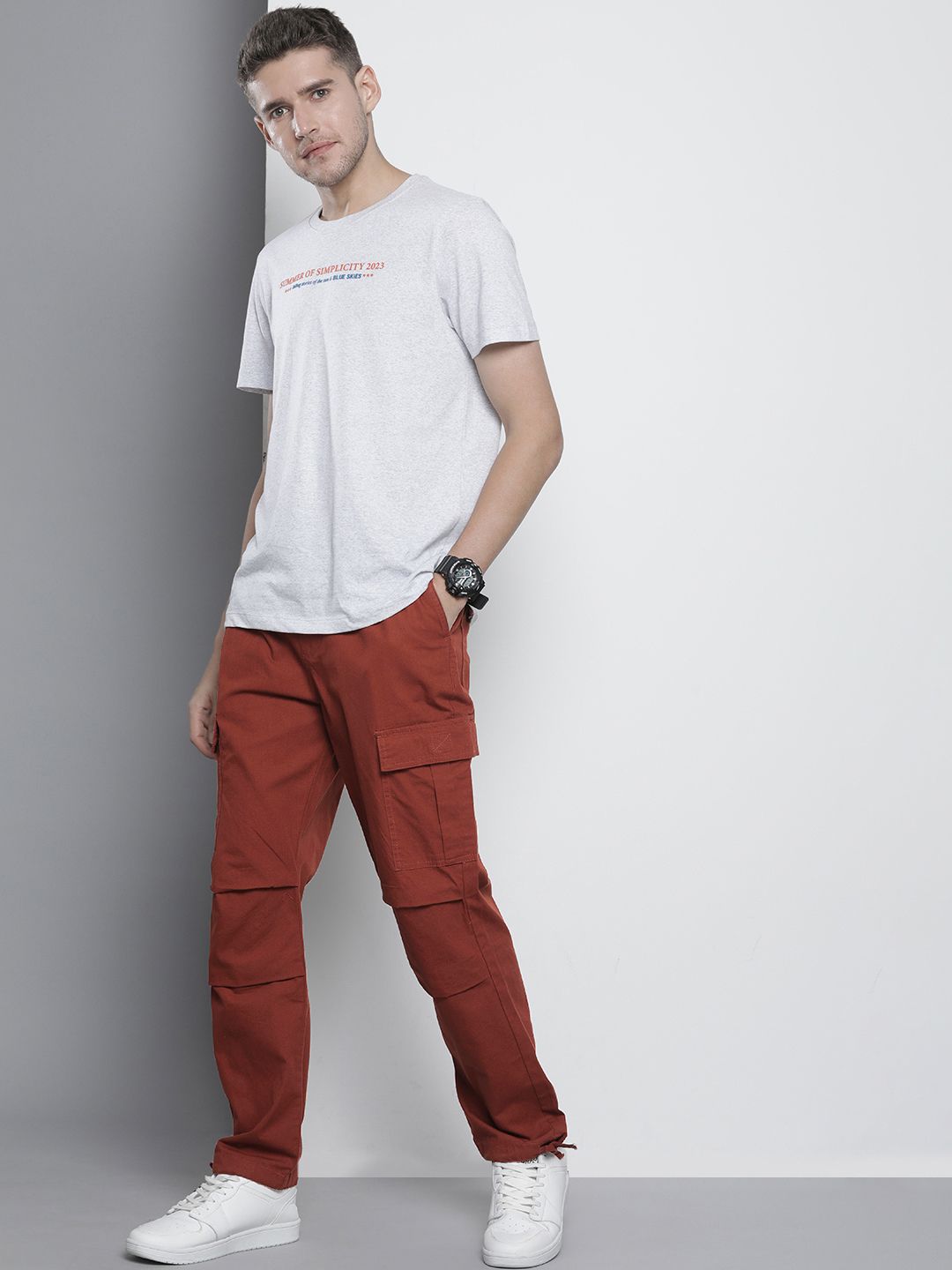 The Indian Garage Co Loose Fit Cargos