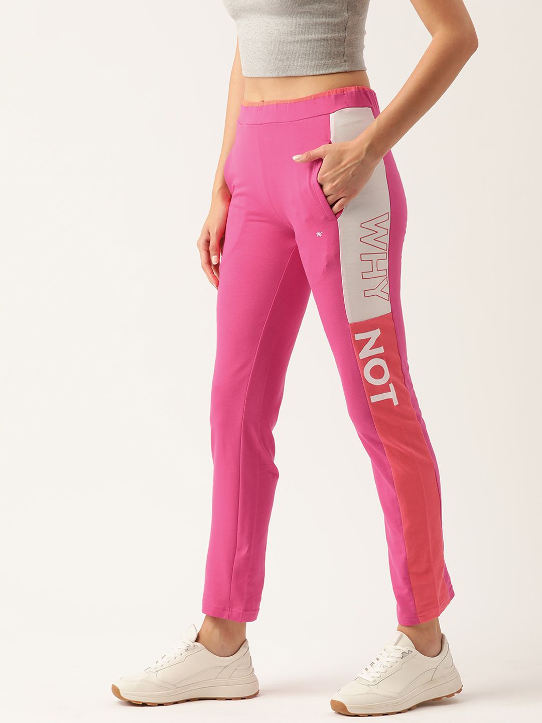 Monte Carlo Women Printed Detail Track Pants
