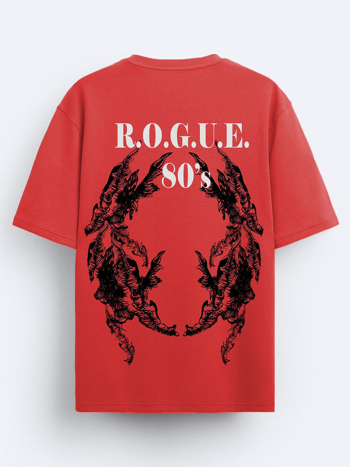 ADRO Men Graphic Printed Round Neck Cotton Oversized T-Shirt