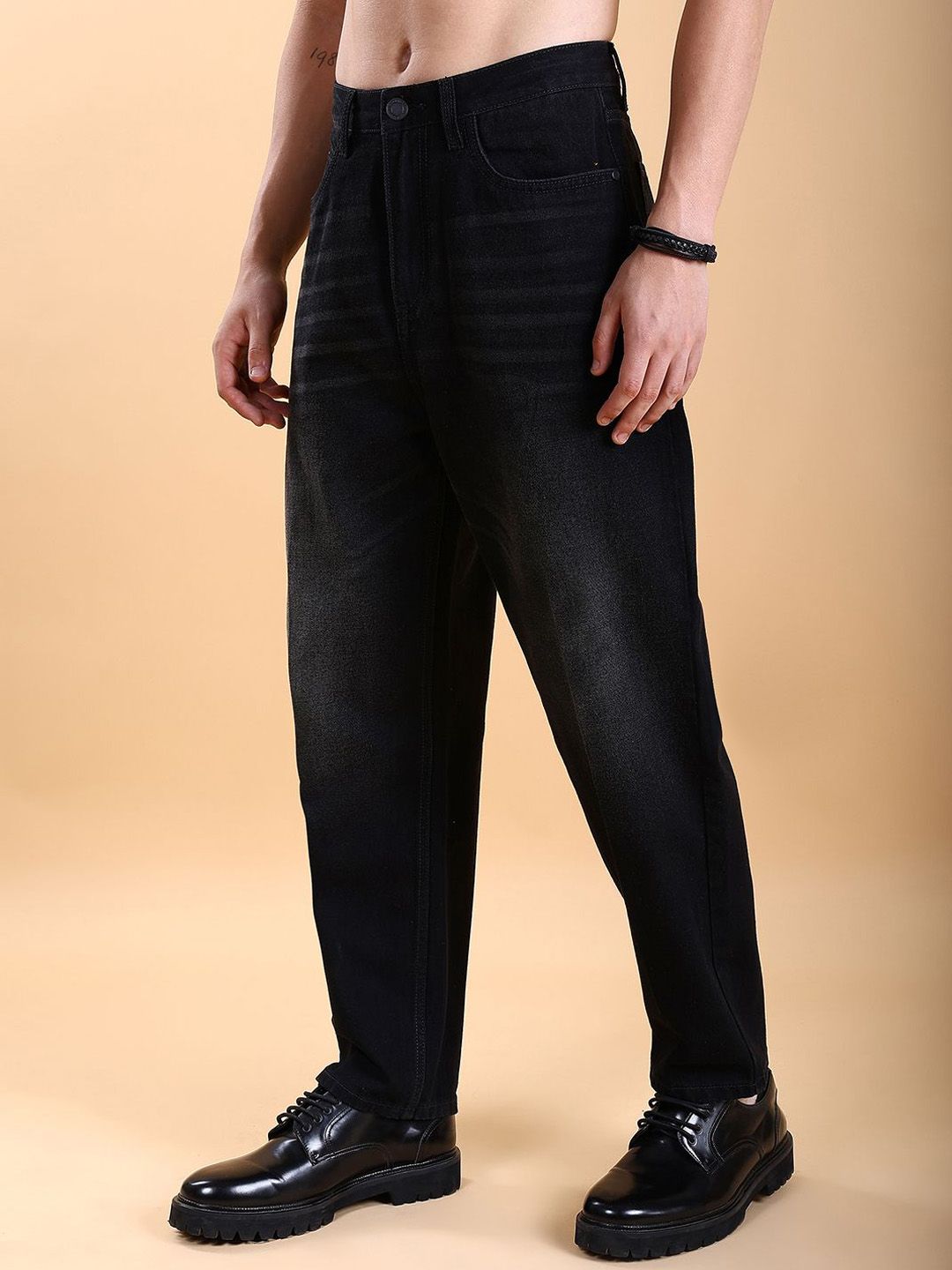 HIGHLANDER Men Straight Fit Light Fade Jeans