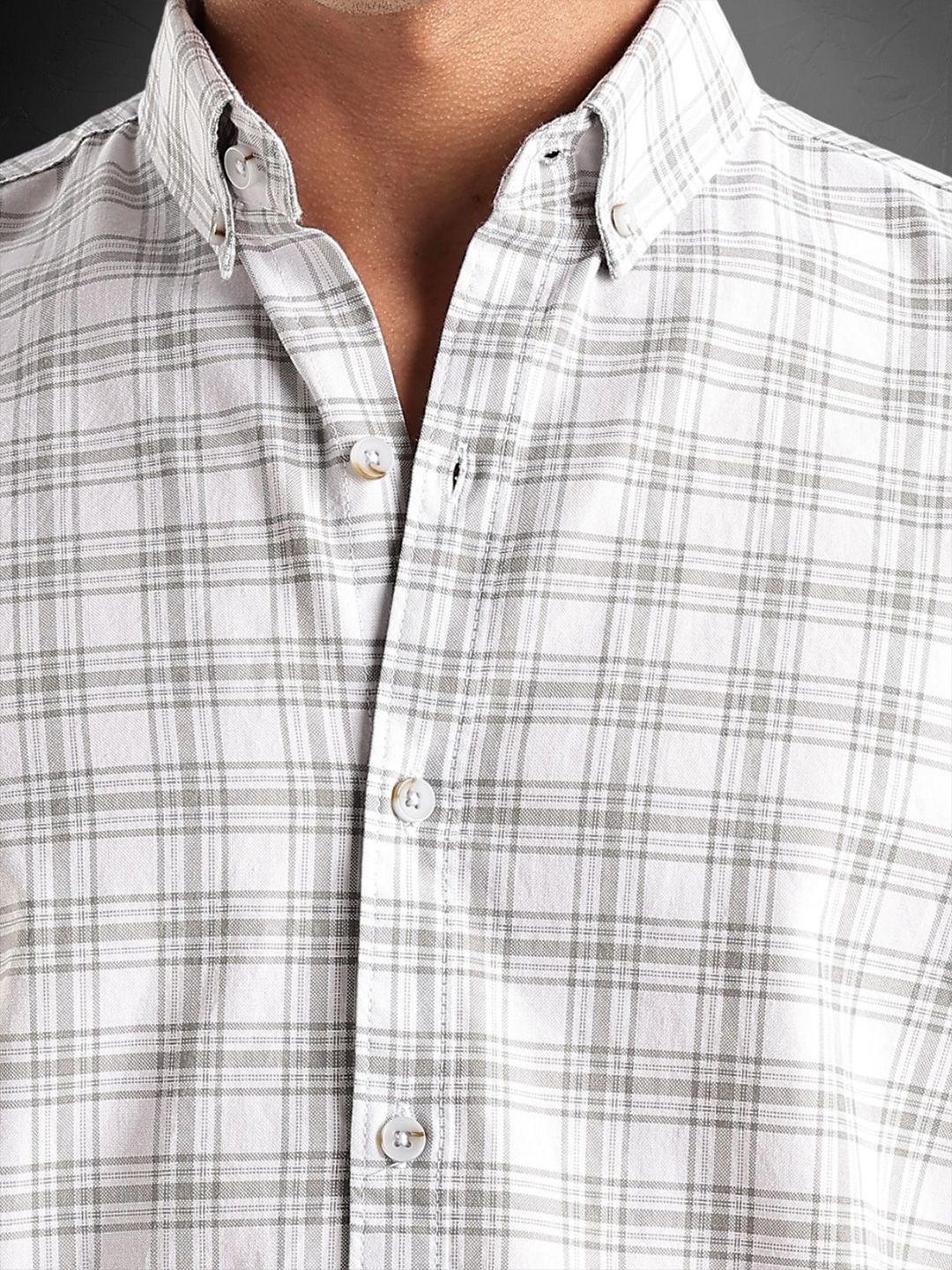 ADRO Standard Tartan Checks Baju Kasual Kapas