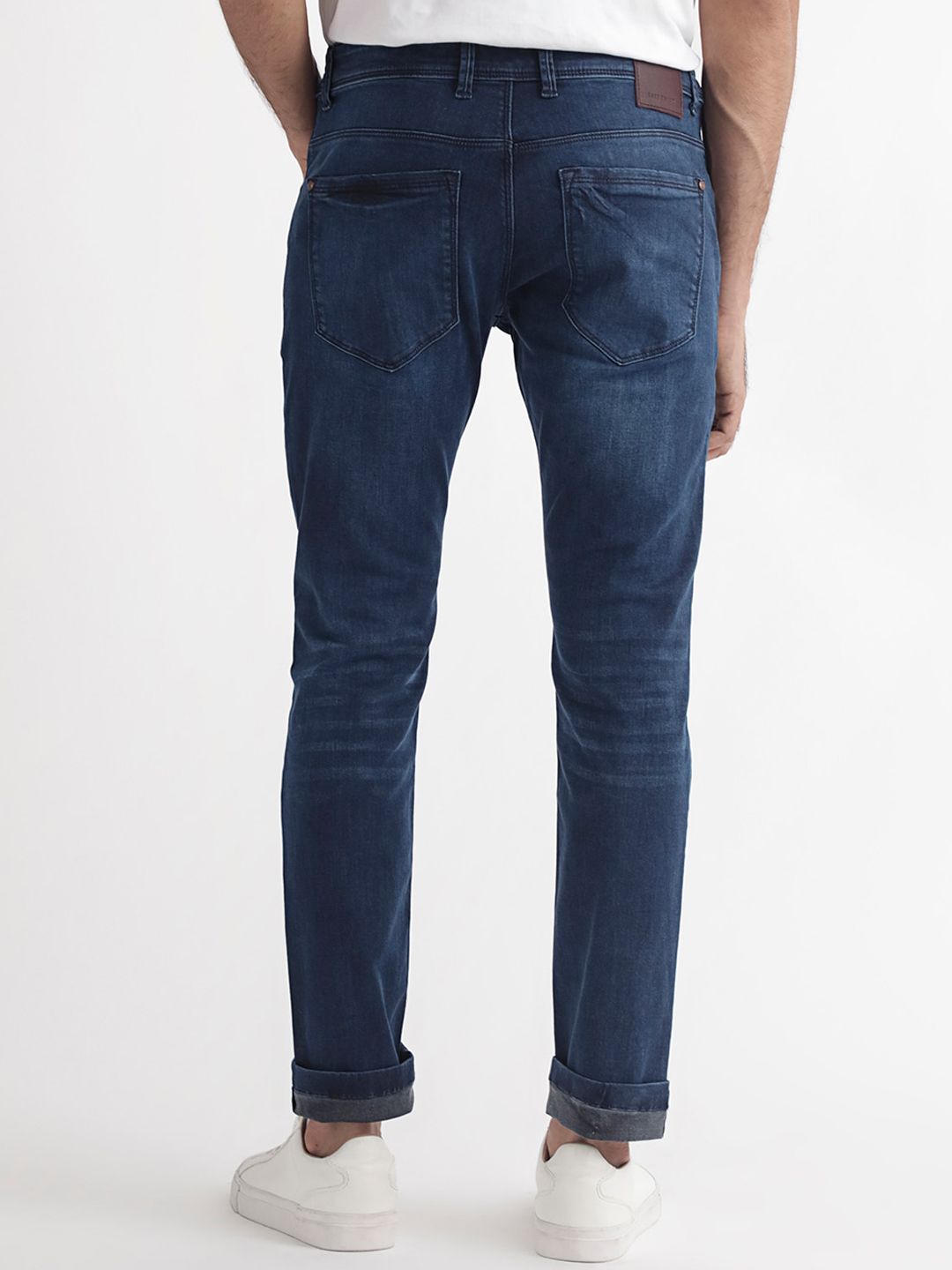 RARE RABBIT Men Monaco Slim Fit Cotton Stretchable Jeans