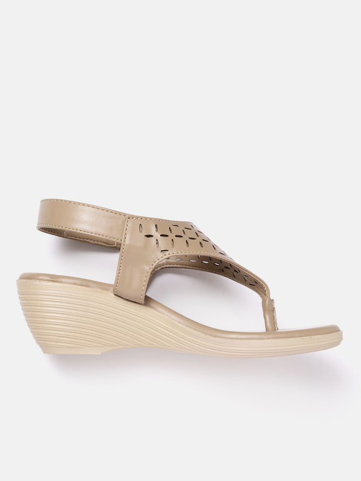 DressBerry Wedge Heel with Laser Cuts