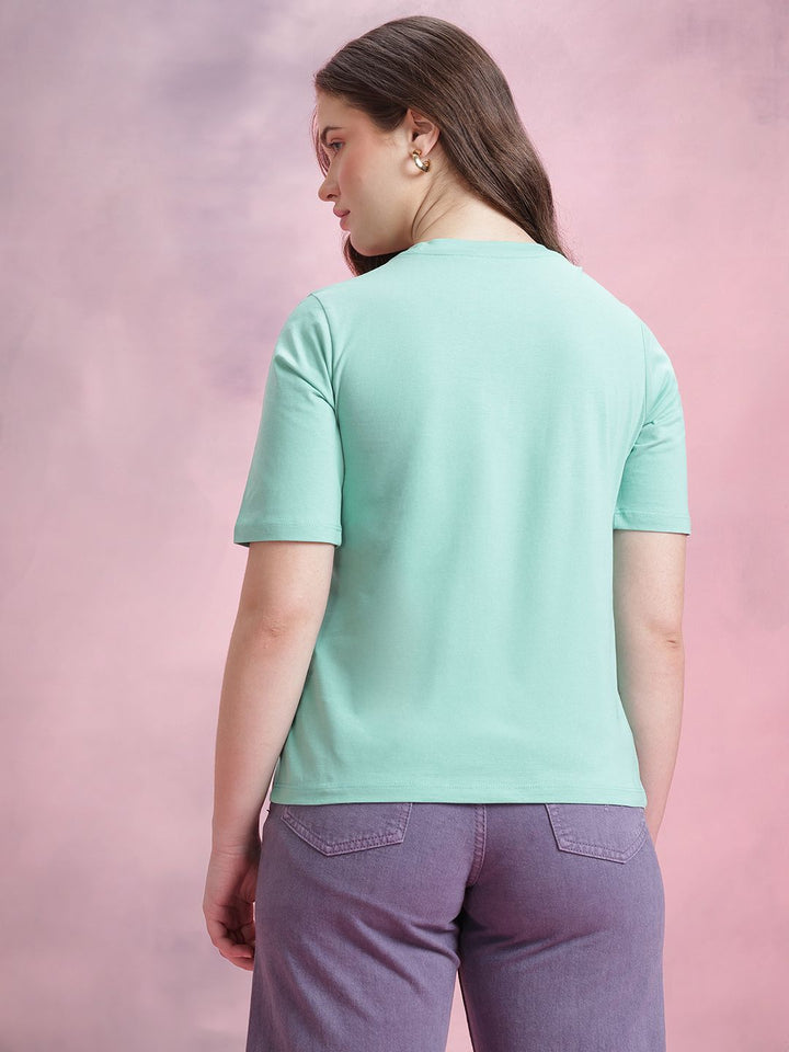 DressBerry Graphic Printed Pure Cotton T-shirt