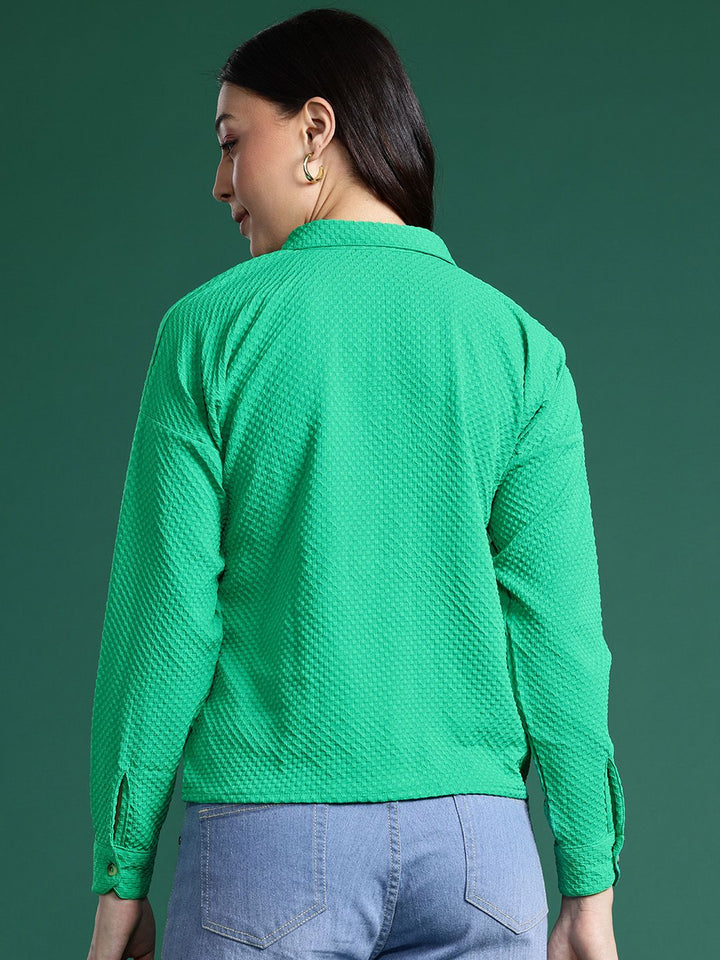 DressBerry Textured Casual Shirt