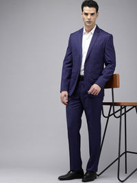 Park Avenue Checked Single Breasted 2 Piece Formal Suits