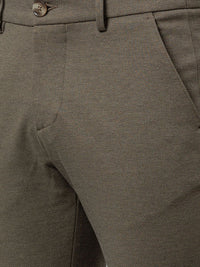 Being Human Men Khaki Solid Trousers